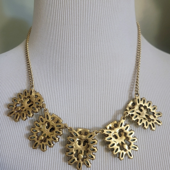 J. Crew Pale Blue and Mint Green Necklace - Picture 4 of 7